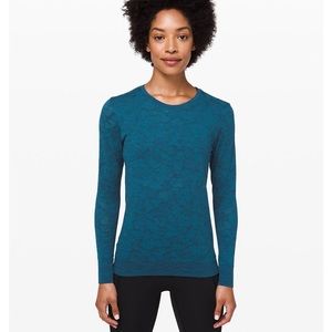lululemon breeze by LS pacific teal/night dive sz6